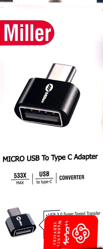 تبدیل OTG Type-c برند Miller مدل MO-203
