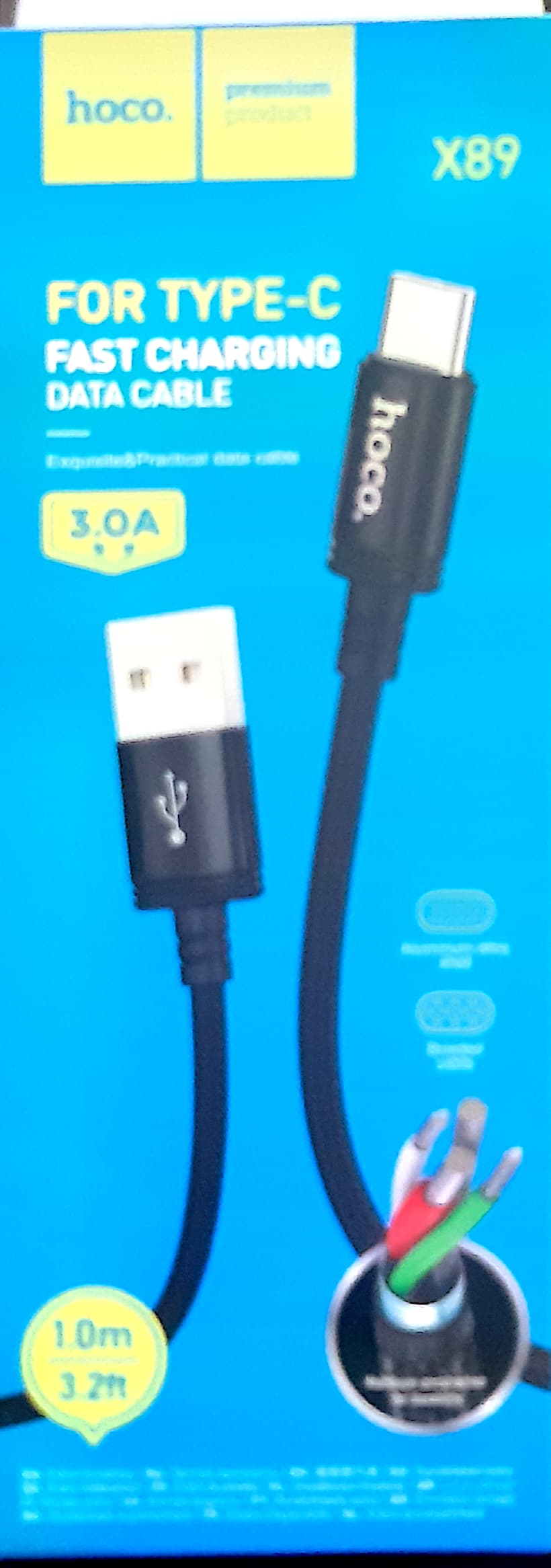 کابل تایپ سی هوکو طول 1 مترX89
