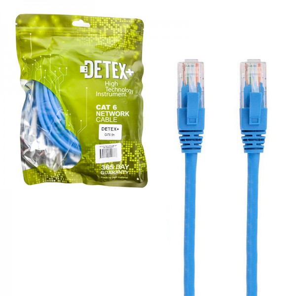 کابل شبکه CAT6 دیتکس پلاس طول 5 متر