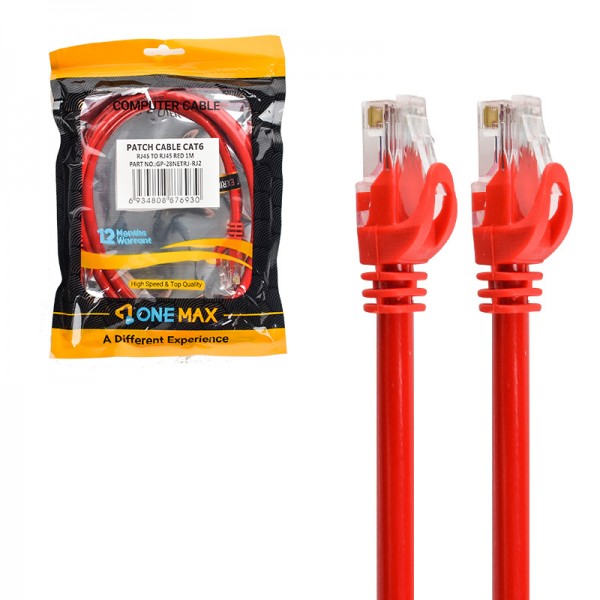 کابل شبکه CAT6 پچ کورد وان مکس طول 1متر
